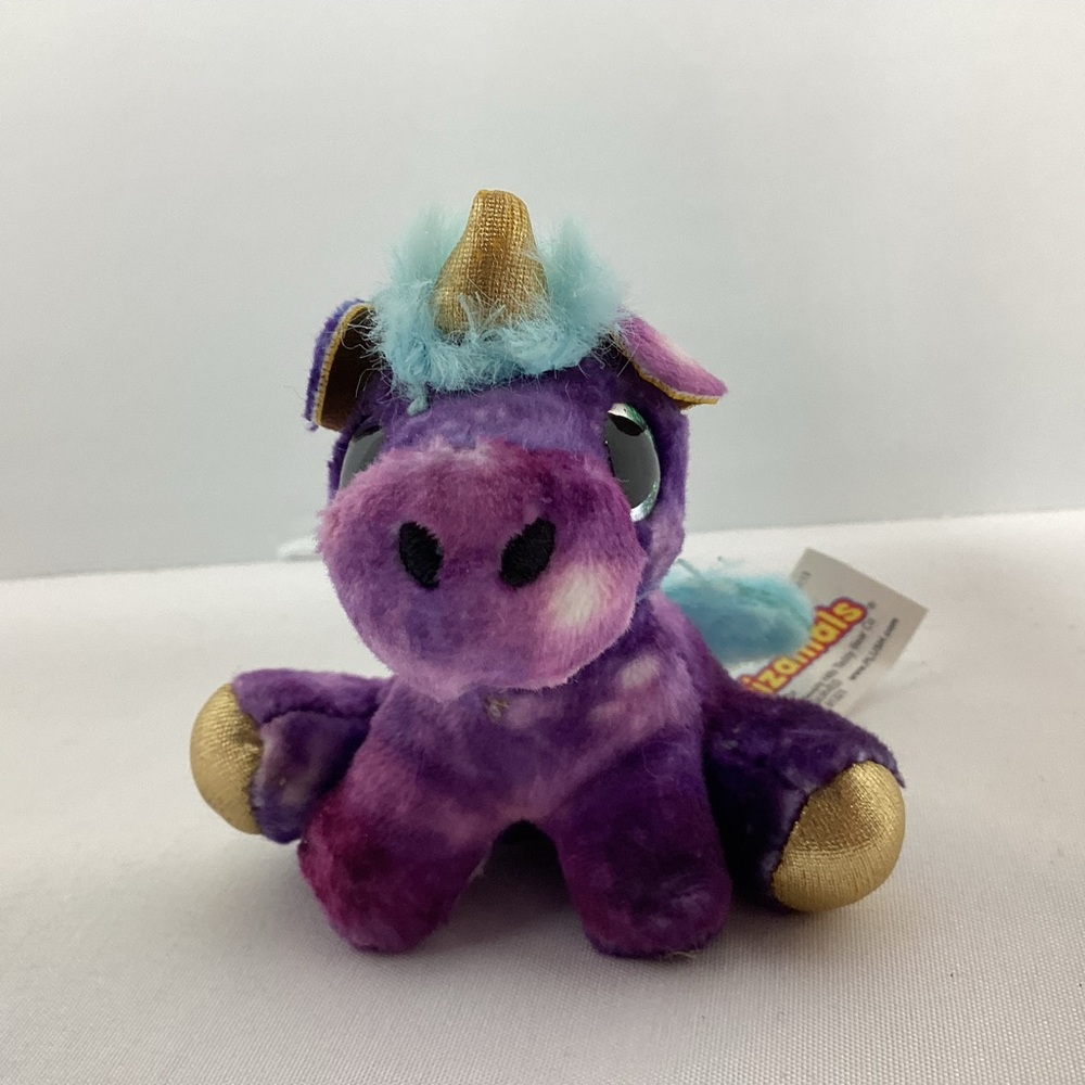 Surprizamals Purple Deanna Unicorn Mini Horse Plush Stuffed Animal 3"